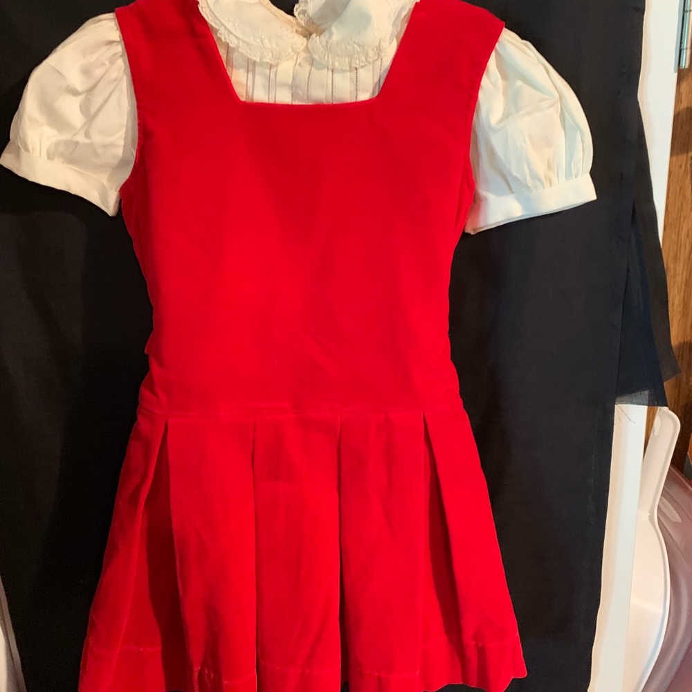 Vintage velvet teen jumper and blouse